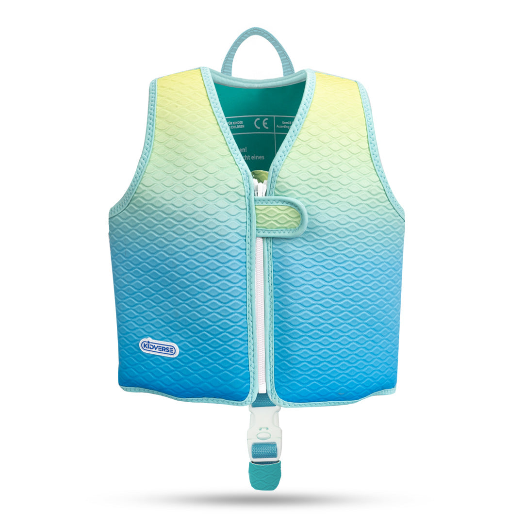 Kinderschwimmweste für Jungen von 1-6 Jahre in Gelb Blau