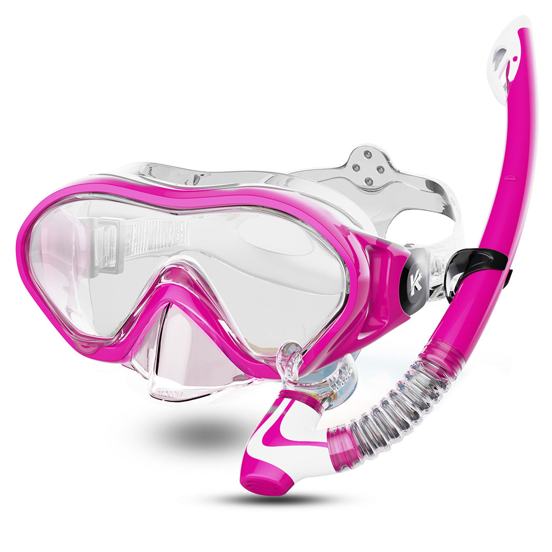 Schnorchel Set für Kinder in Pink