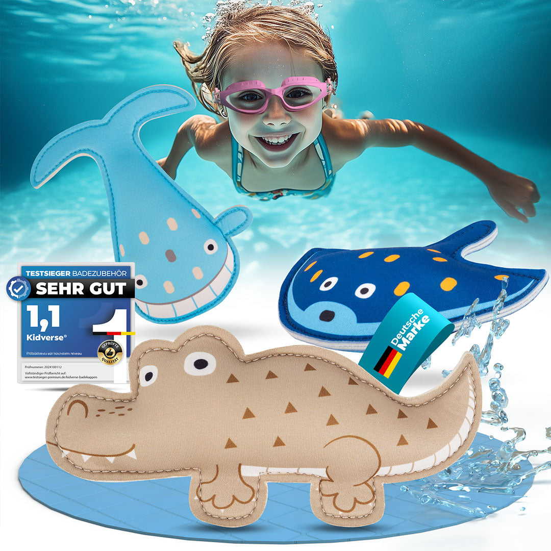 Tauchspielzeug Hai, Wal und Krokodil für Kinder von Kidverse