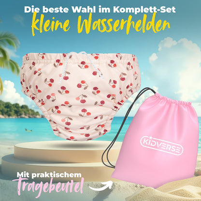 Baby Schwimmwindel für Mädchen ab 0 bis 24 Monate