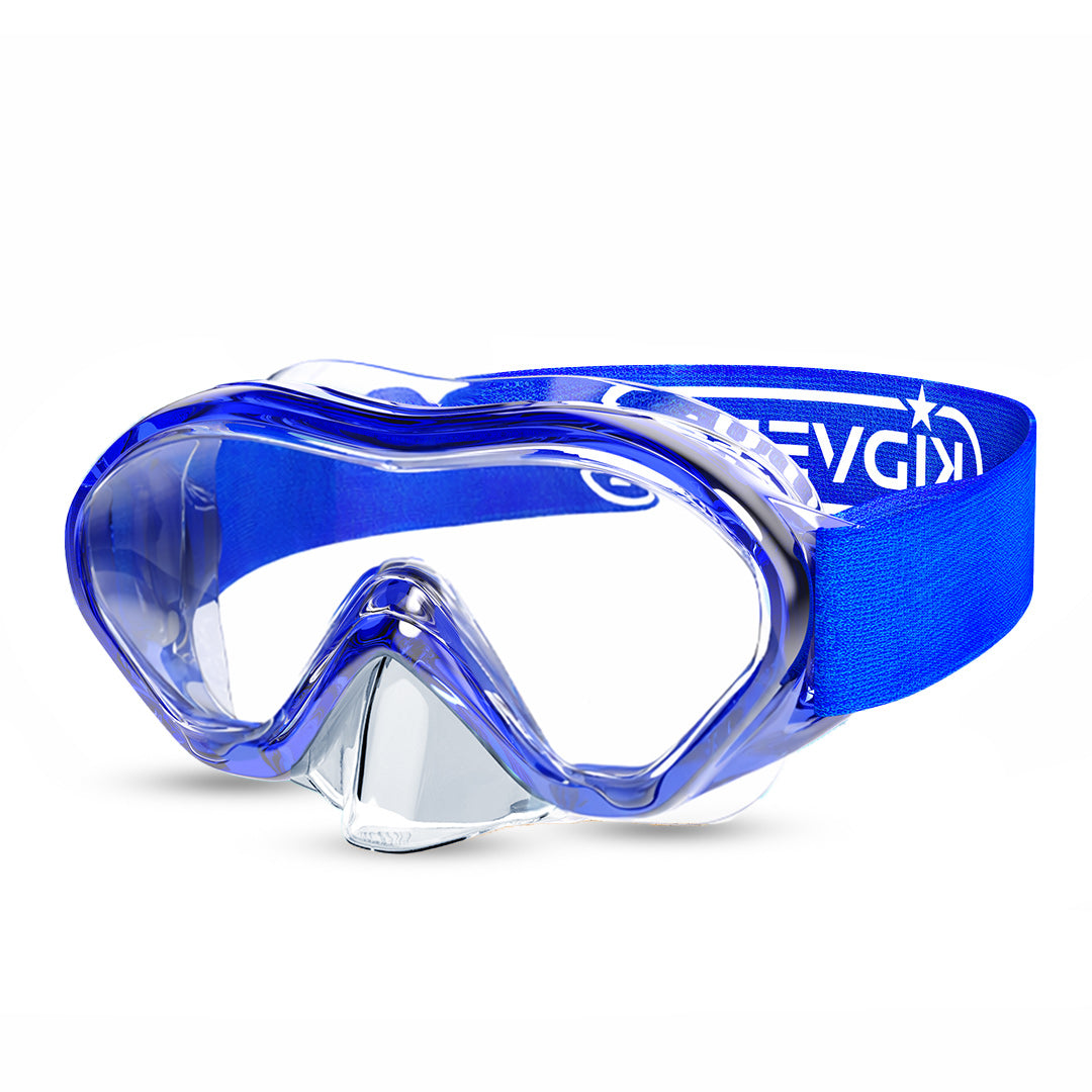 Taucherbrille mit Strapband in Dunkelblau