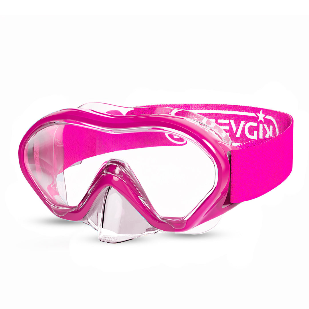 Taucherbrille mit Strapband in Pink
