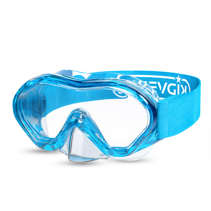 Taucherbrille mit Strapband in Türkis