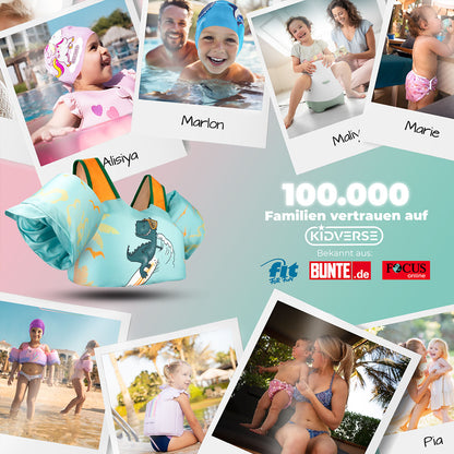 Schwimmweste mit Schwimmflügel für Kinder 3-6 Jahre