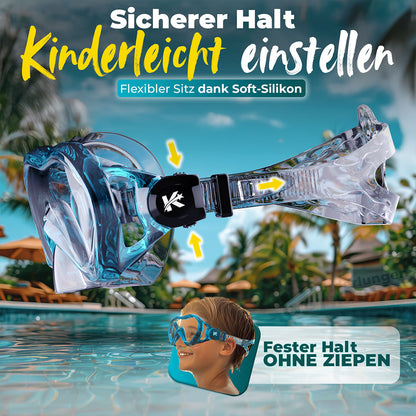 Schnorchelset für Kinder von 3-10 Jahre
