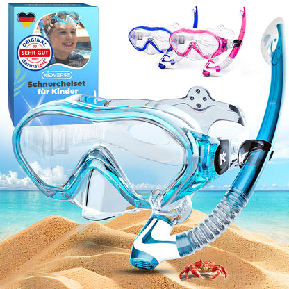 Schnorchel Set für Kinder in Aquamarin