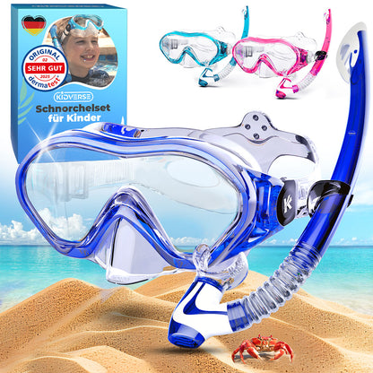 Schnorchel Set für Kinder in Blau