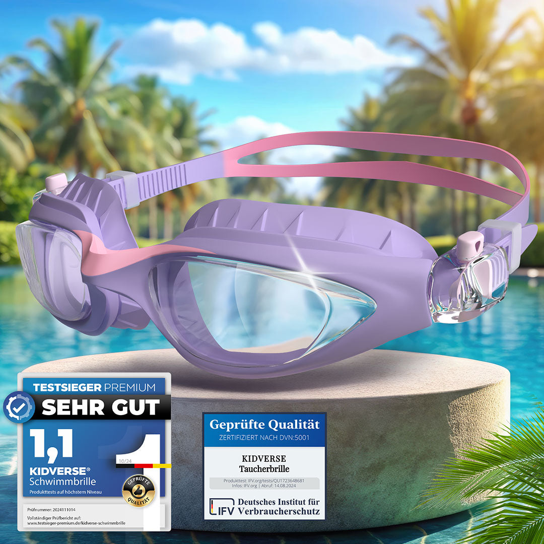 Schwimmbrille für Kinder von 3 bis 13 Jahren