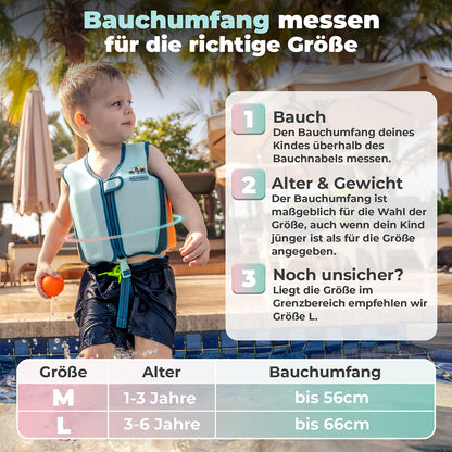 Schwimmweste für Jungen von 2-6 Jahren