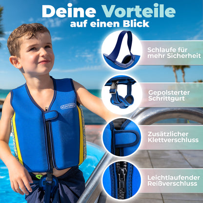 Schwimmweste für Jungen von 2-6 Jahren