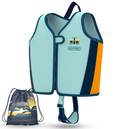 Kinderschwimmweste für Jungen von 2-6 Jahren in Türkis