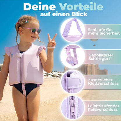 Schwimmweste für Mädchen von 2-6 Jahren