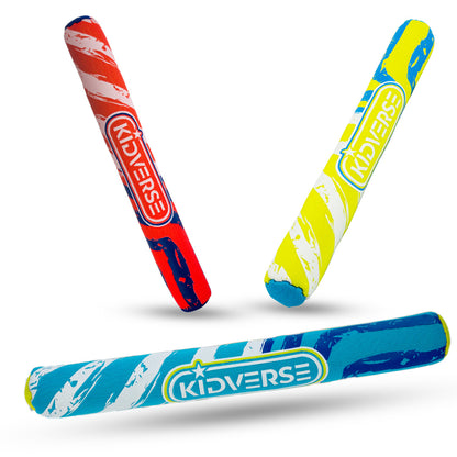 Tauchstäbe für Kinder in den Farben Rot, Blau und Gelb