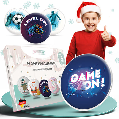 Wiederverwendbare Handwärmer für Kinder 4er Set