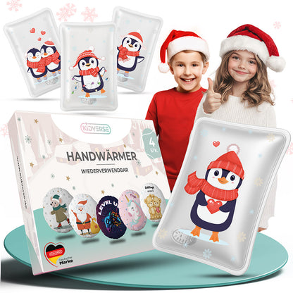 Wiederverwendbare Handwärmer für Kinder 4er Set